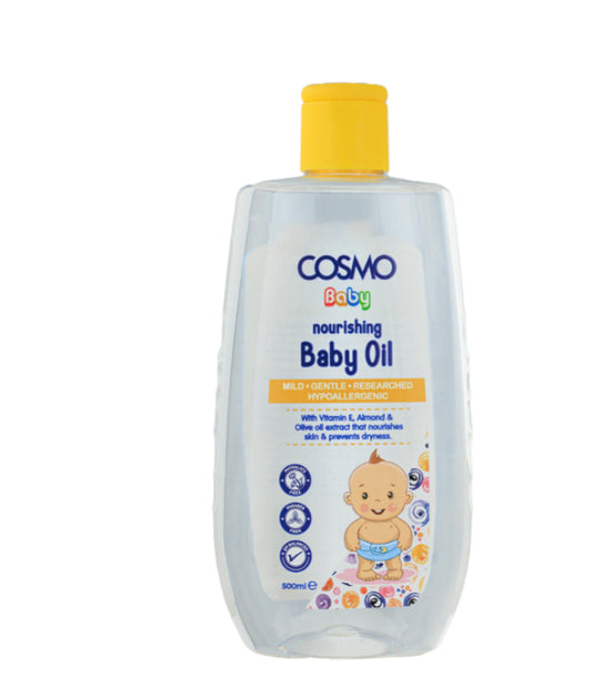 كوزمو زيت الأطفال المغذي - 500 مل
Cosmo Baby Nourishing Oil - 500ml