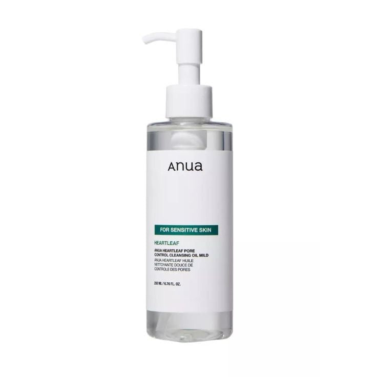 ANUA HEARTLEAF PORE CONTROL CLEANSING OIL 200ML | أنوا زيت تنظيف المسام بخلاصة الهيرتلّيف 200 مل